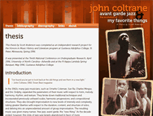 Tablet Screenshot of coltrane.room34.com